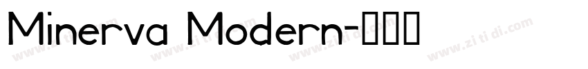 Minerva Modern字体转换